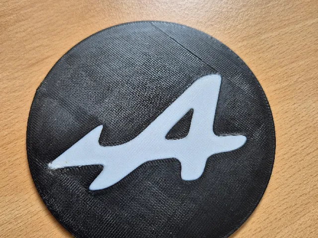 Coaster of the F1 team Alpine