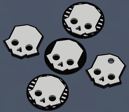 Helldivers Logo Charm/Coin/Marker