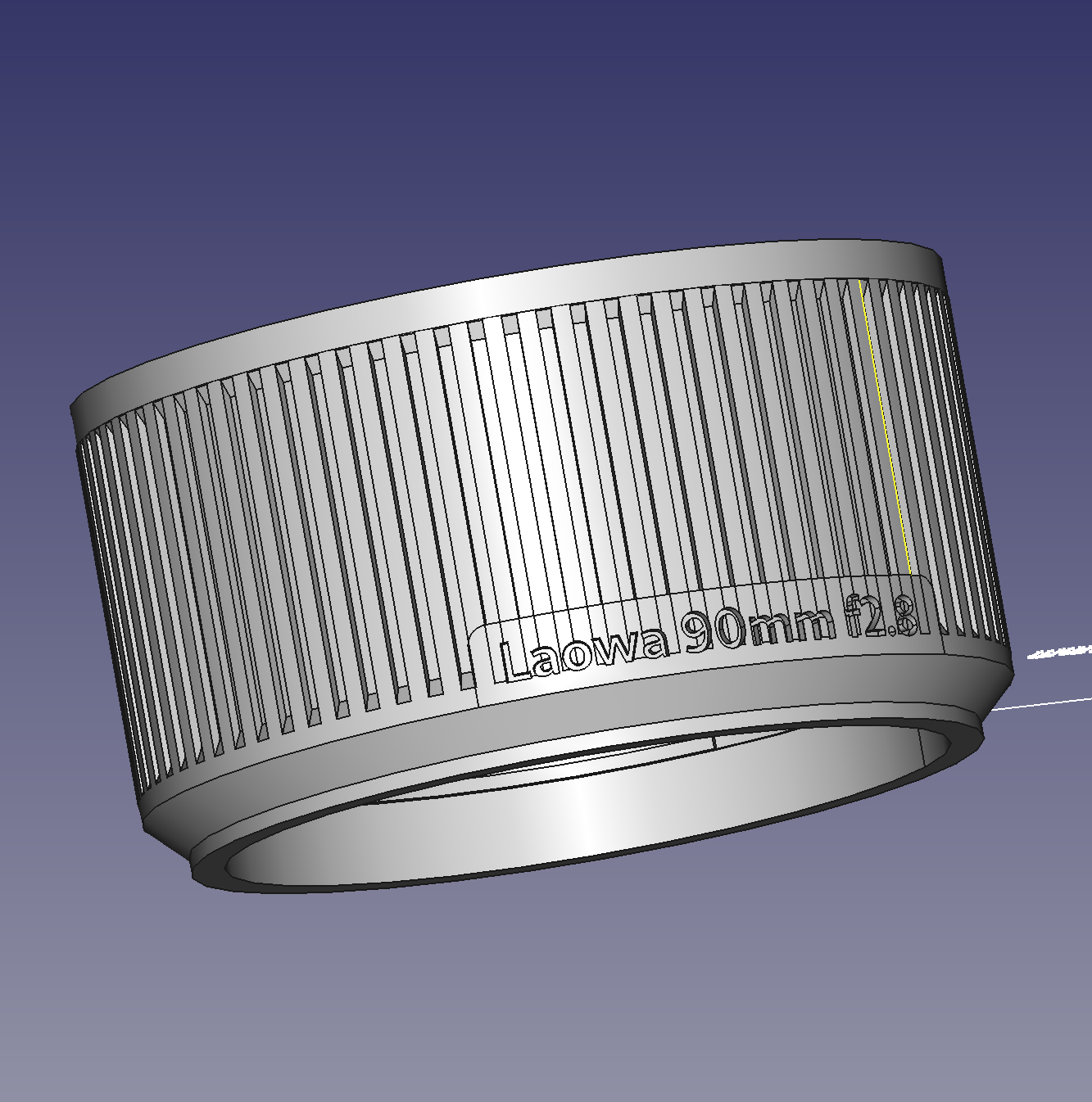 Lens hood for laowa 90mm f2.8 macro