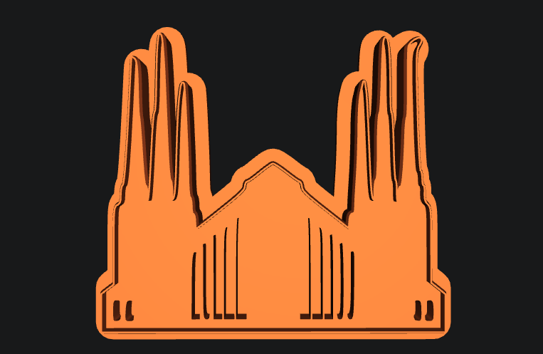 LDS Las Vegas Temple - Cookie Cutter