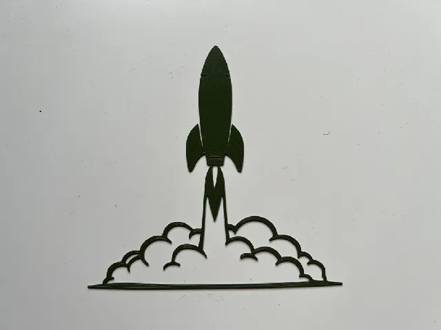 Rocket Launch Wall Art #1
