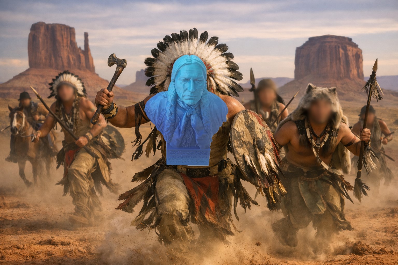 Last Chief of the Comanche tribe, Quanah Parker (official represenitive appointed by U.S.A. government)