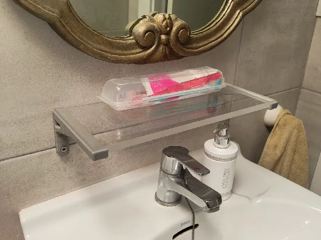 Soporte de estantes para baño o retrete