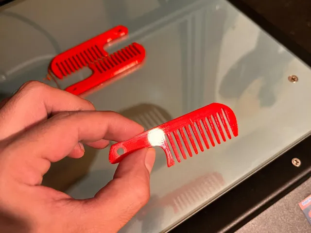 Beard comb Keychain