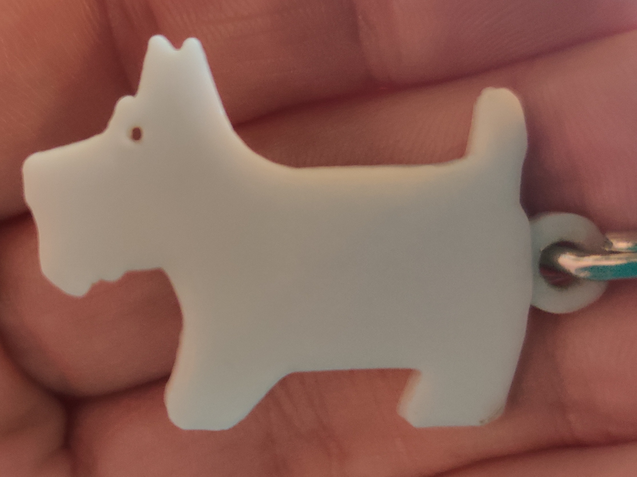 West Highland White Terrier keychain (Westie)
