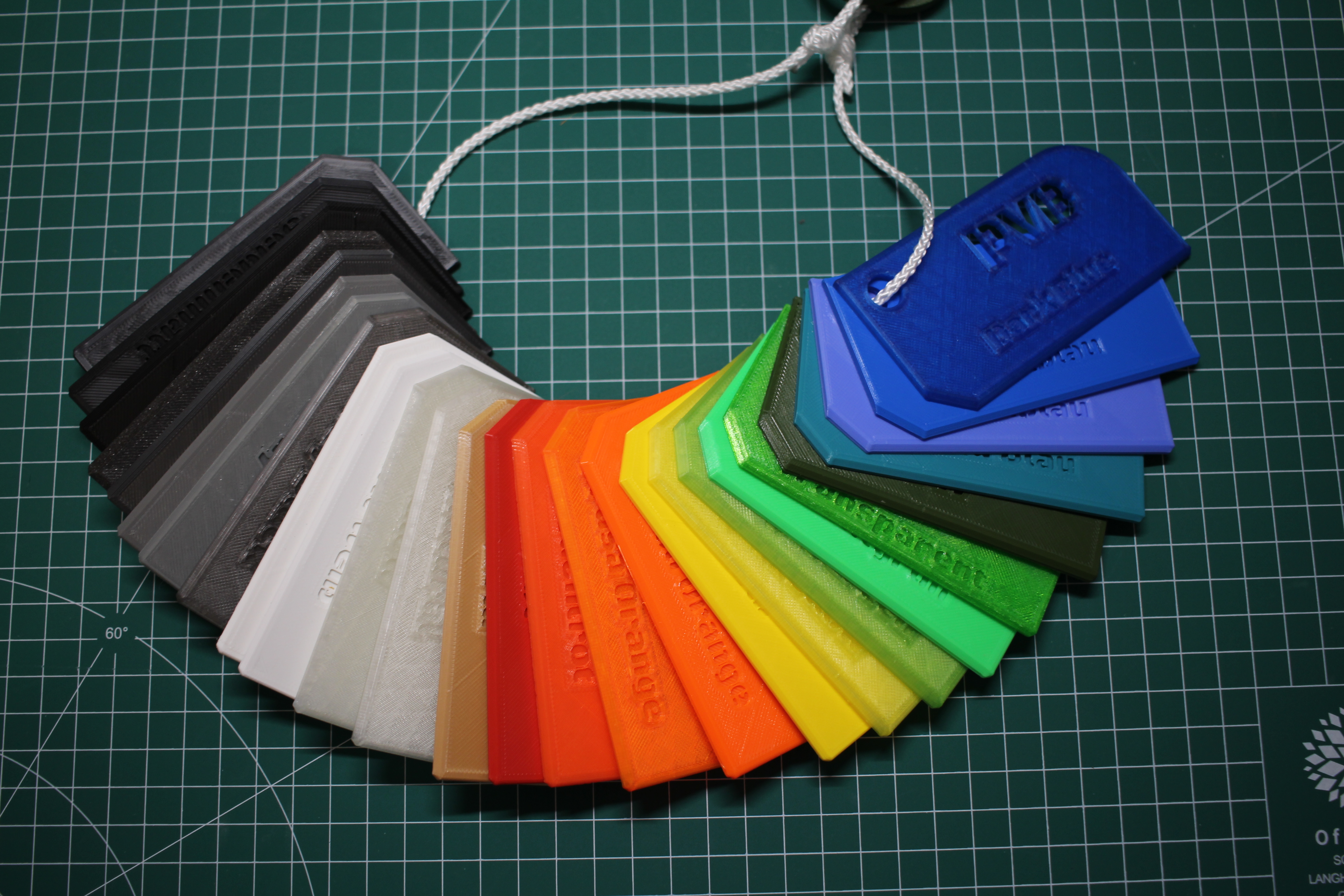Filament Test Samples