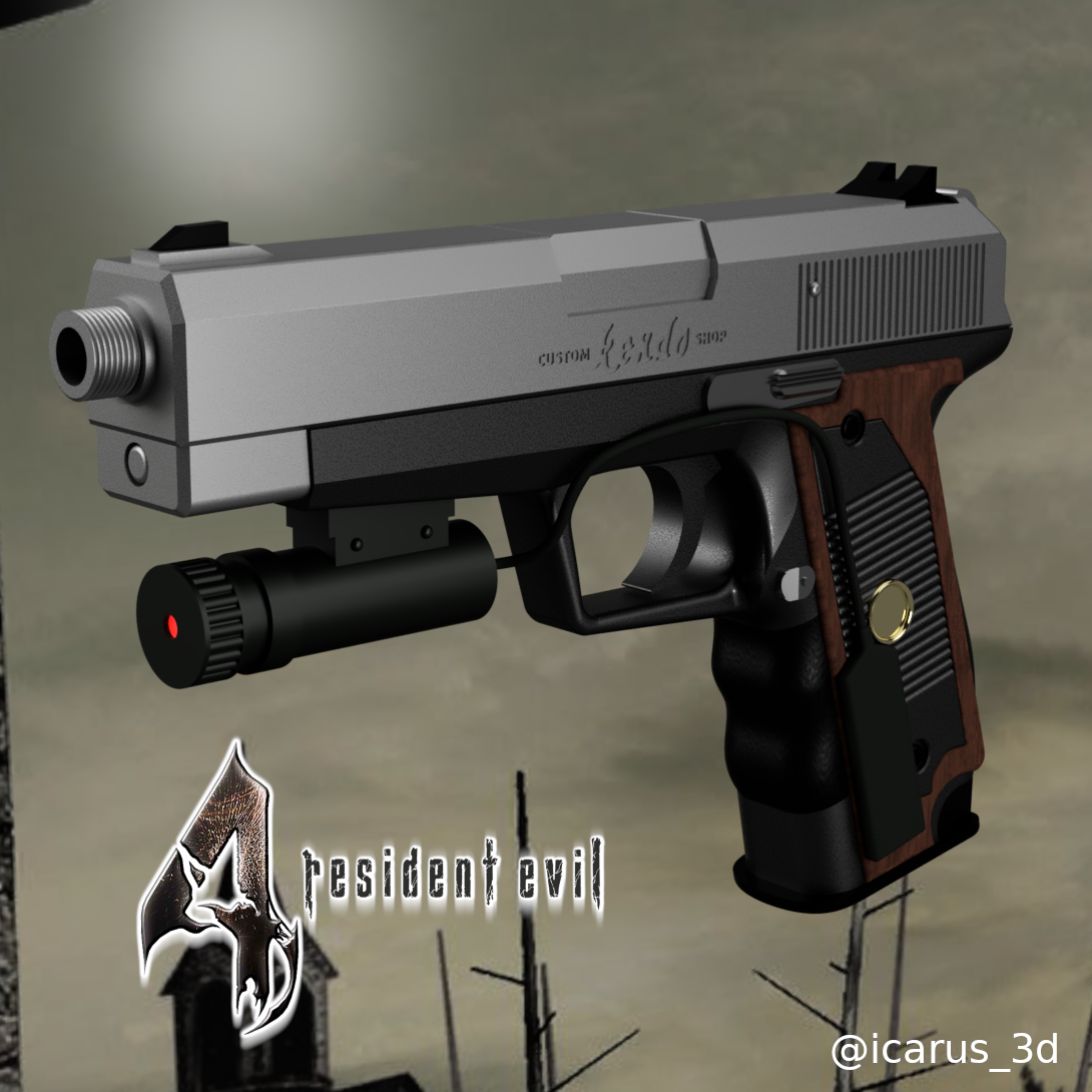 Leon S.Kennedy's Original Pistol from Resident Evil 4