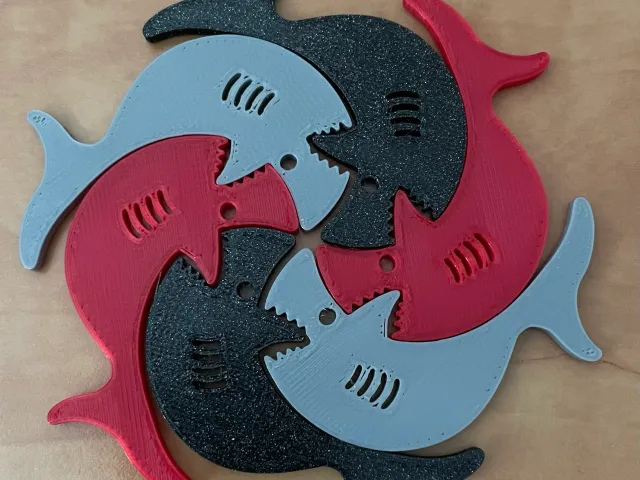 Puzzle Shark Coaster