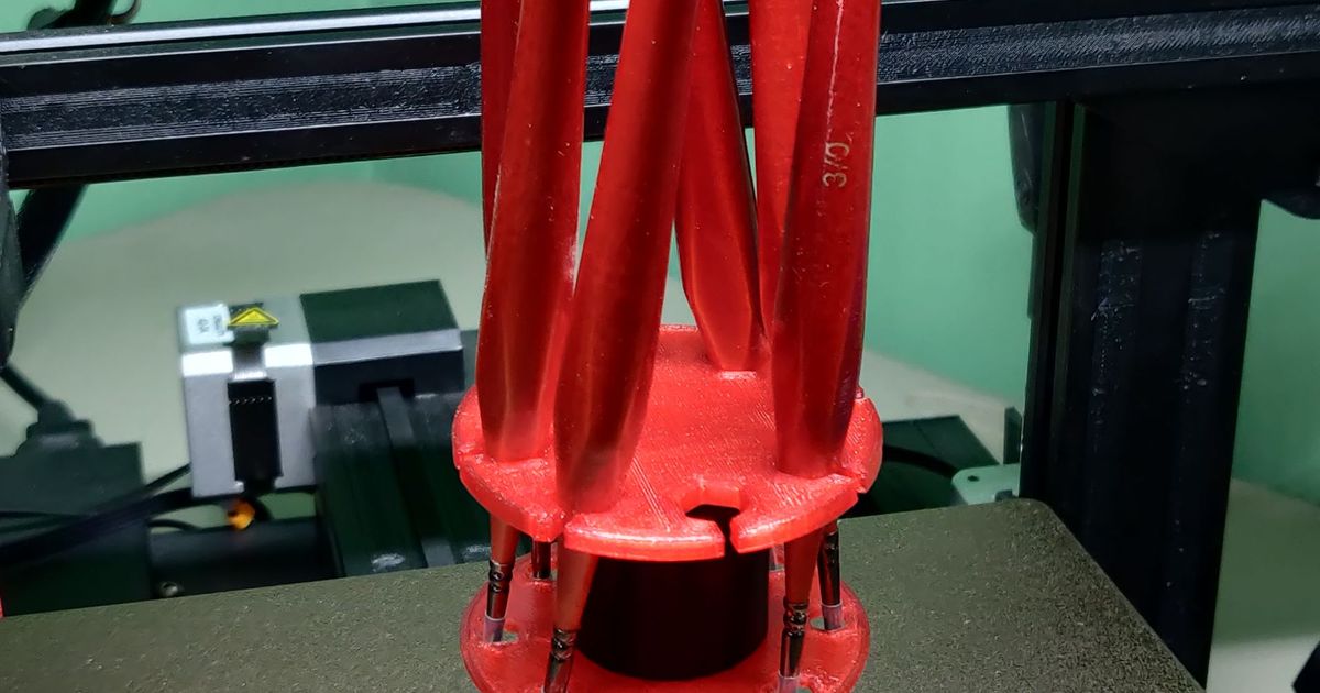 PaintBrush Tree by Andrew Miller Download free STL model