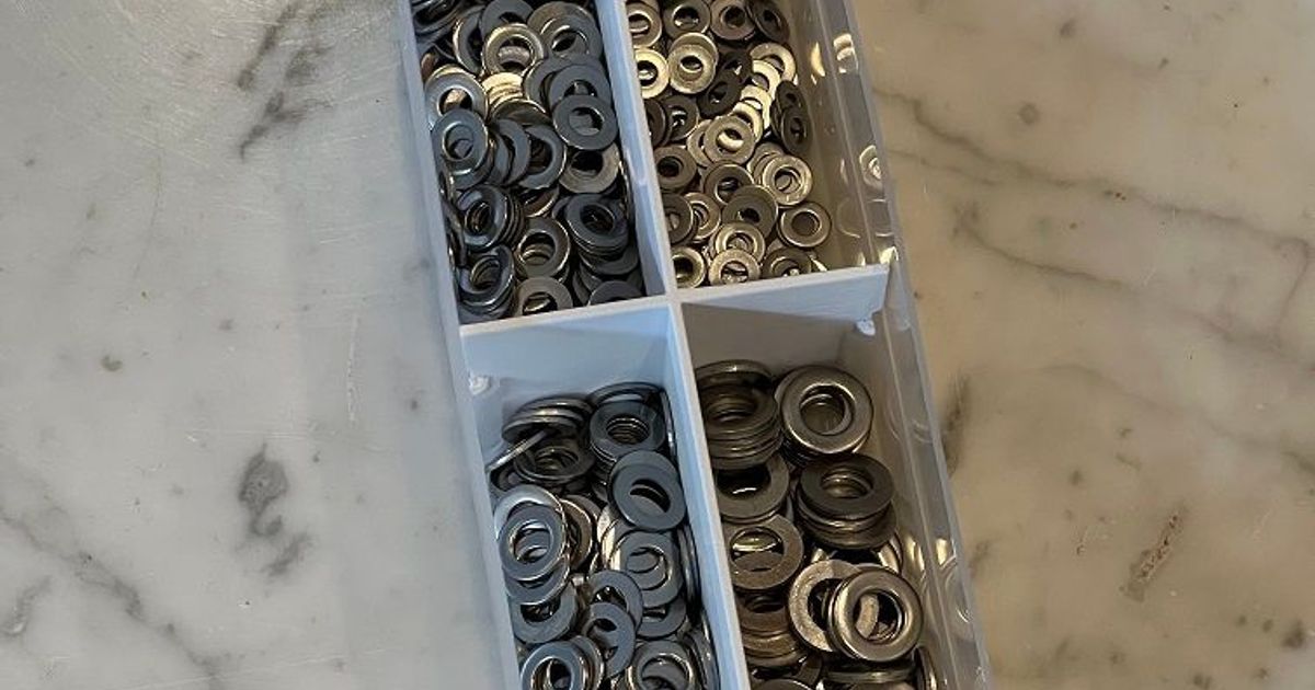 Drawer Dividers Fits AkroMils by Stefan Download free STL model