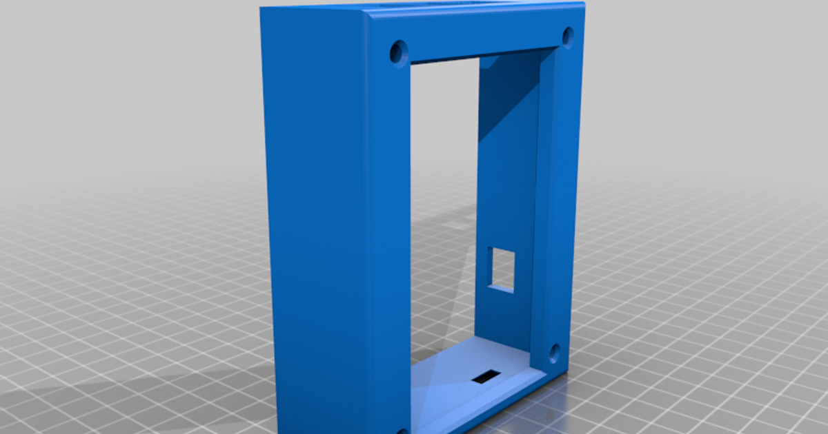 Waveshare 4 inch touch lcd 2040 case by blattono download free stl