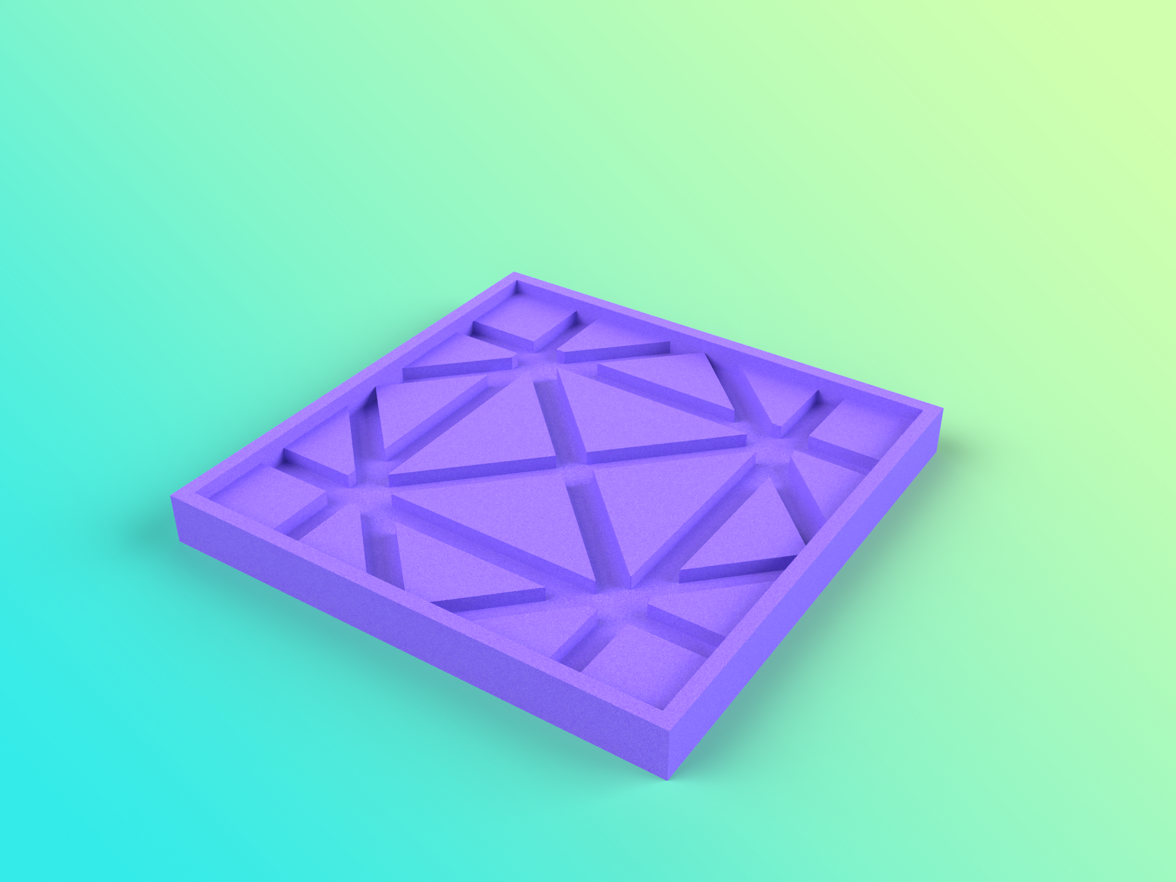 Coaster with Condensation Channels