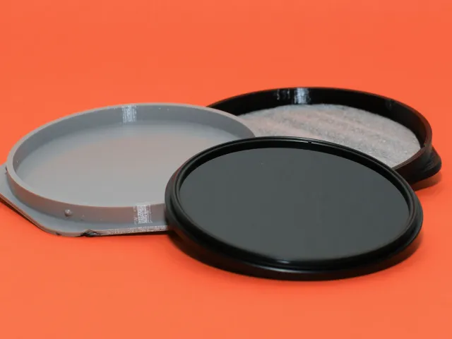 72mm Filter Box hex shape with snap fit Coaster-style