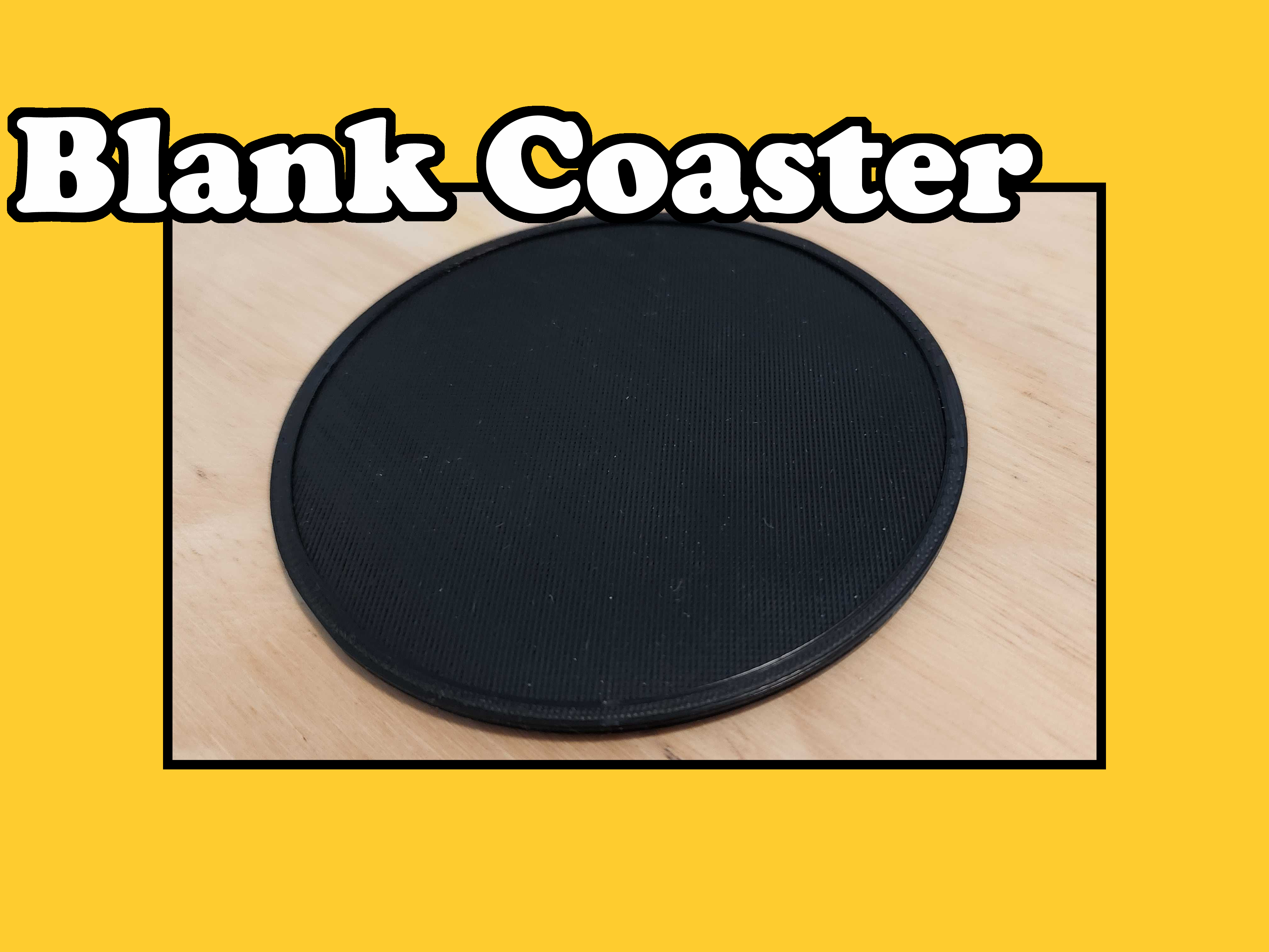 Blank Coaster