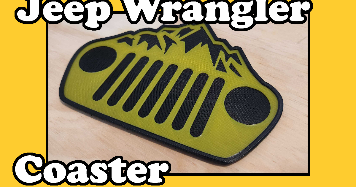 Jeep Wrangler Coaster by iqless Download free STL model