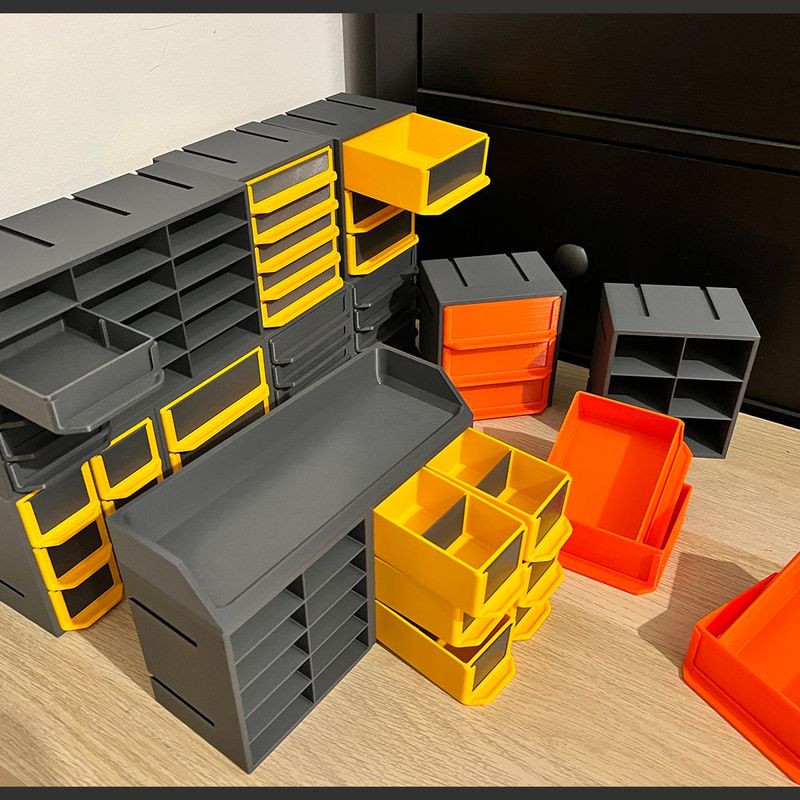 Modular shelving system - Hobby & Workshop - Small parts storage by ...