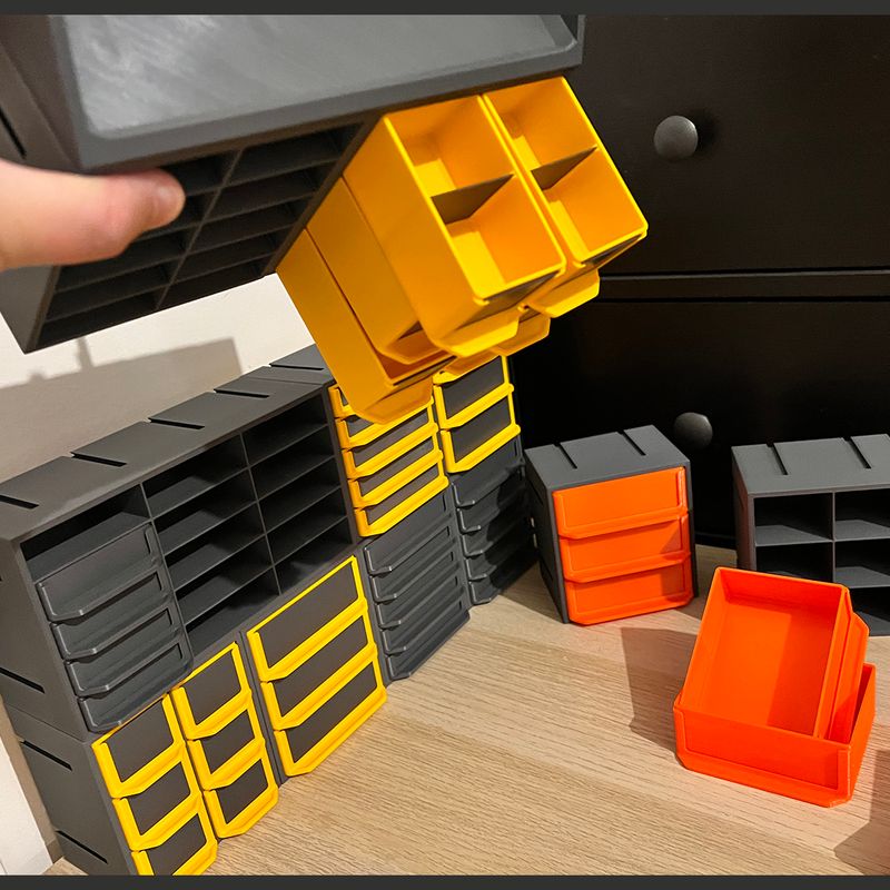Modular shelving system - Hobby & Workshop - Small parts storage by ...