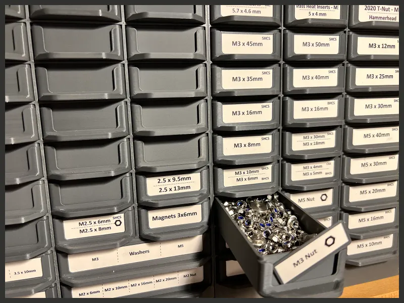 Modular shelving system - Hobby & Workshop - Small parts storage by ...