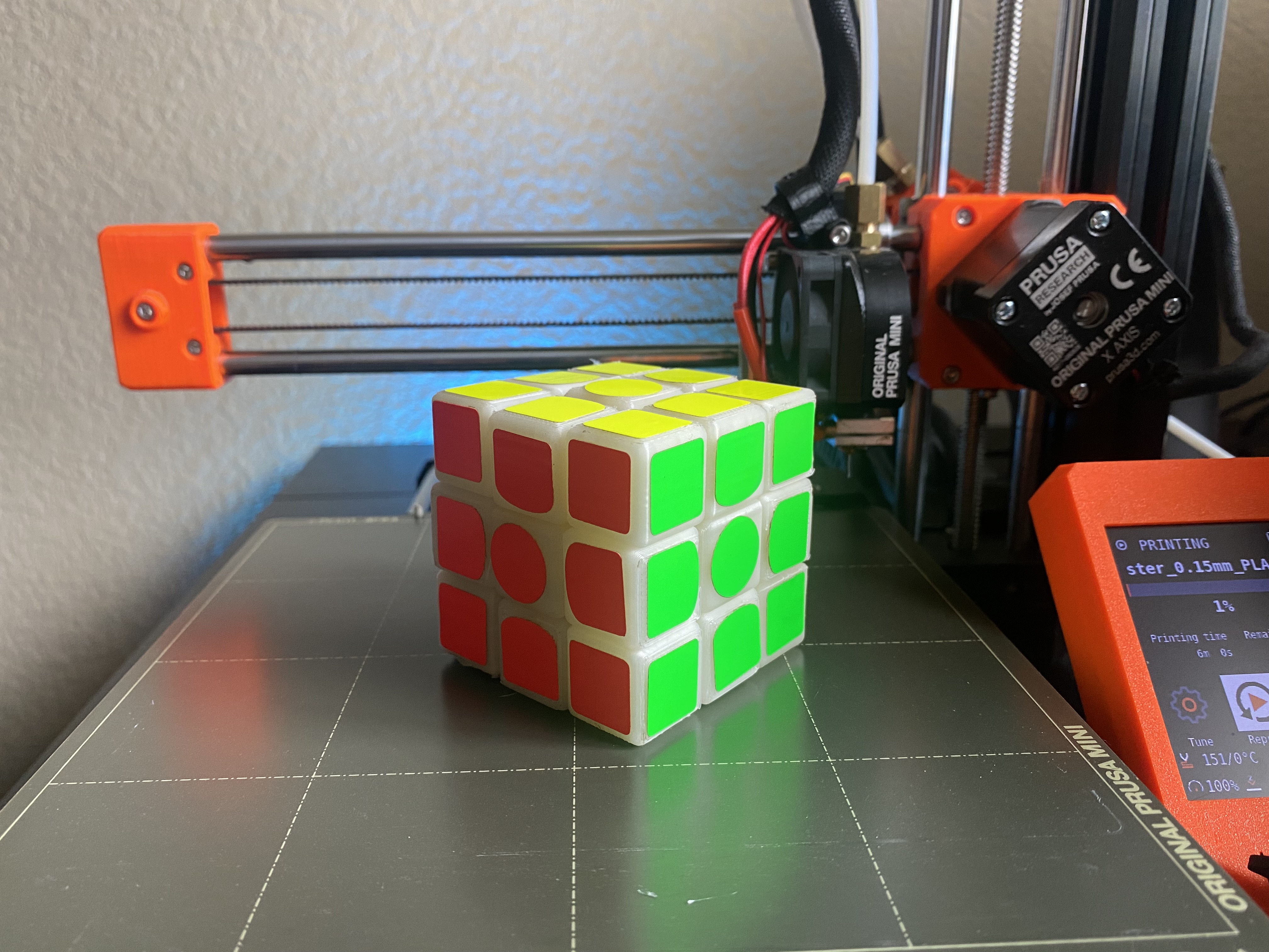 Rubik's Cube (100% 3D Printed)