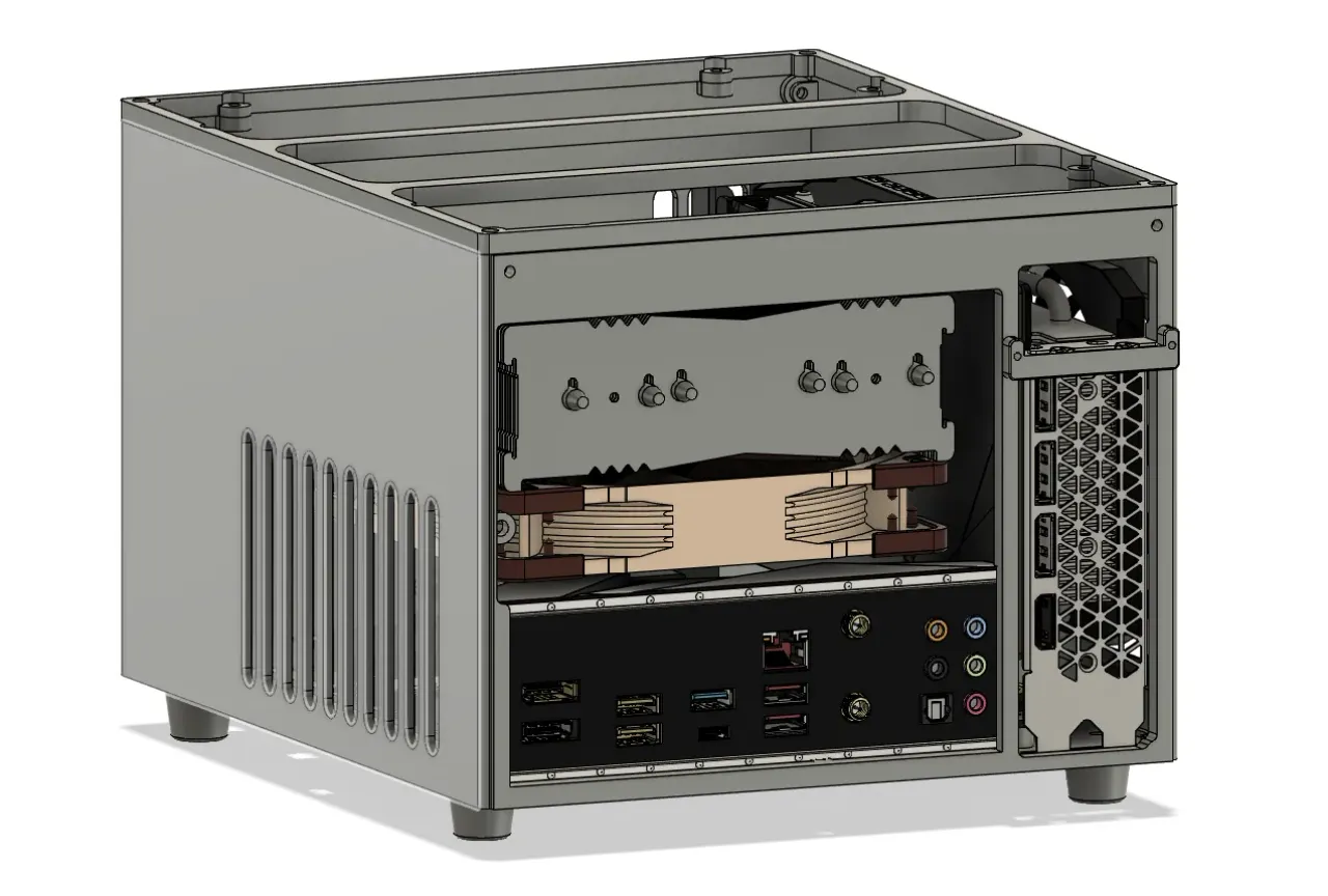 SFF ITX PC Case by archaicWinter | Download free STL model