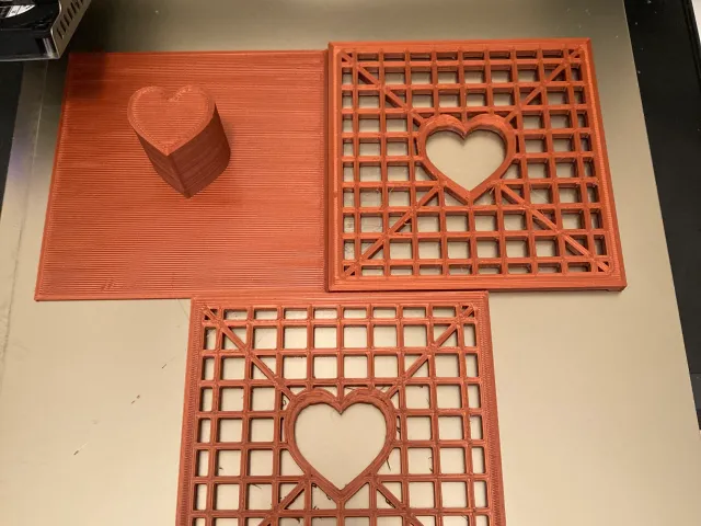 Heart Coaster - With Organiser