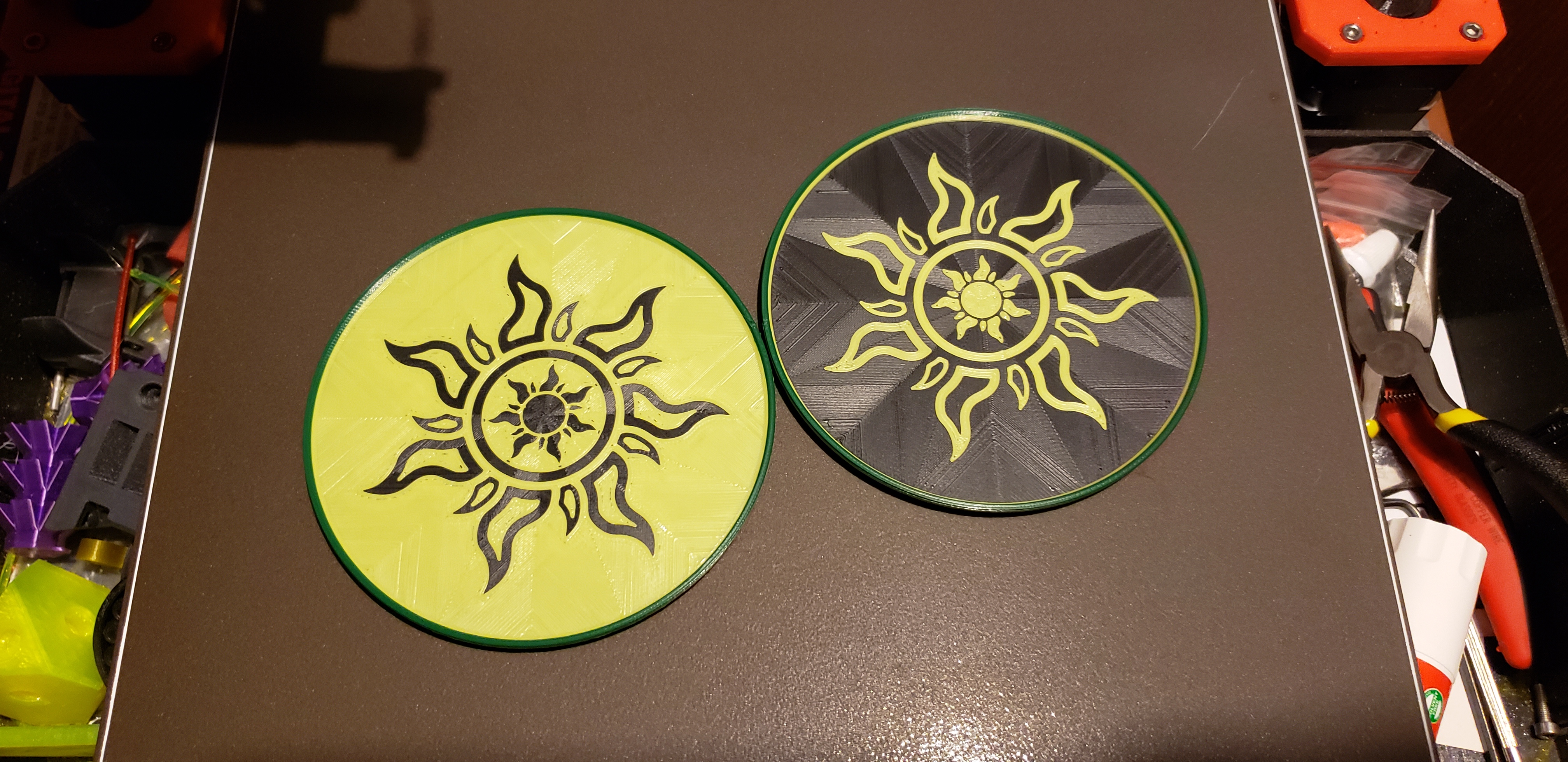 Miniatura 3 do modelo 3D Sun, Moon, & Star Coasters