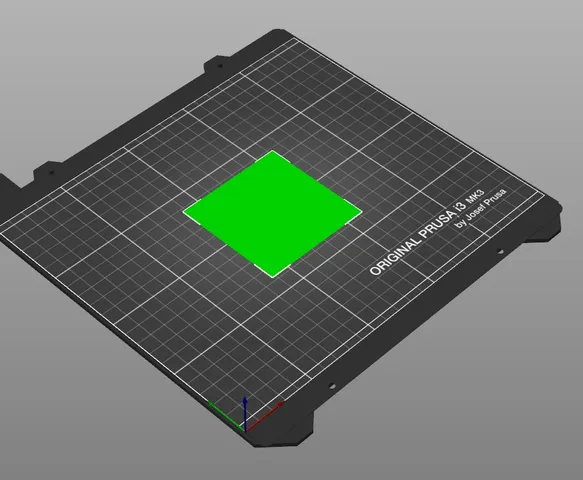 75mm First Layer Calibration Square