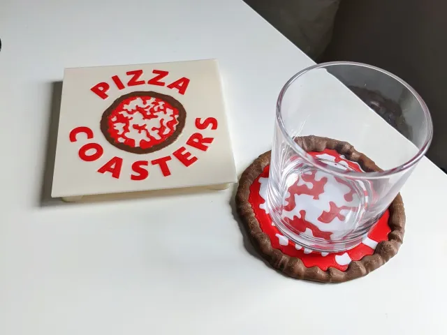 Neapolitan Pizza Coasters