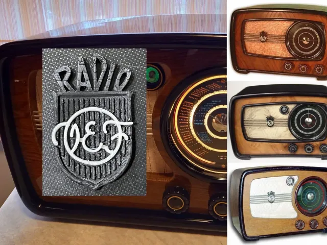 VEF Radio logo for VEFSUPER B417, M517, M557
