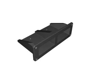 Anderson connector panel mount bracket by Heinrich | Download free STL ...