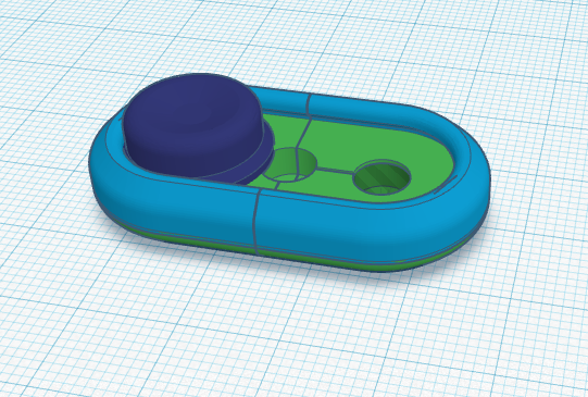 Itty Bitty Fidget - 3 positions 6x3 magnets