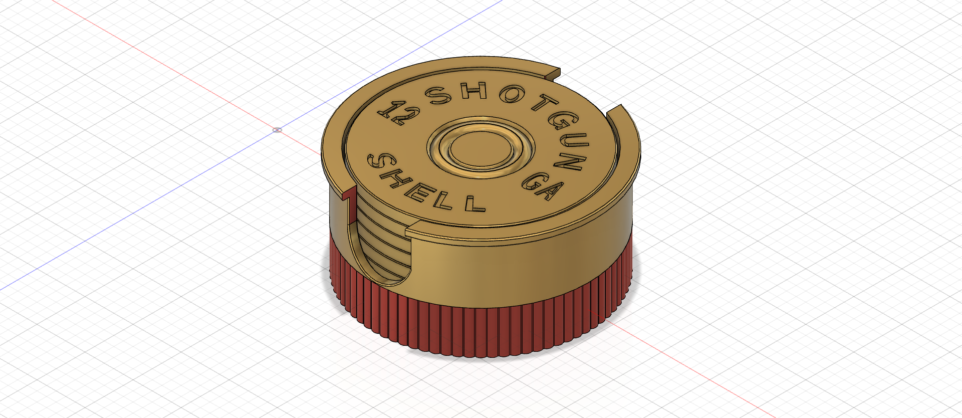 Miniatura 6 do modelo 3D Shot Shell Coasters