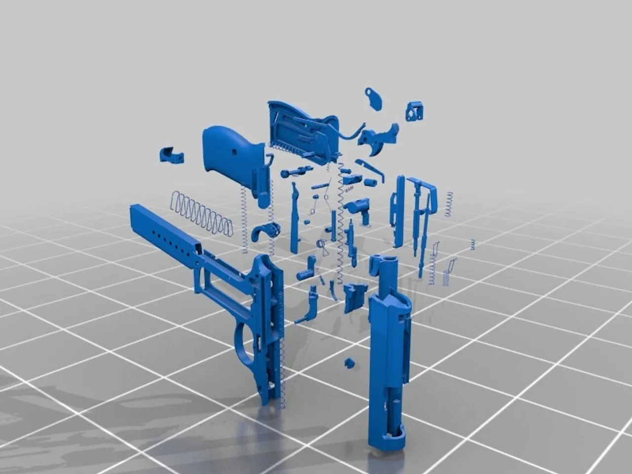 模型製作用品 WALTHERP38 🔫 Walther P38 Pistol (Replica/Prop/Toy)・ STL File for 3D