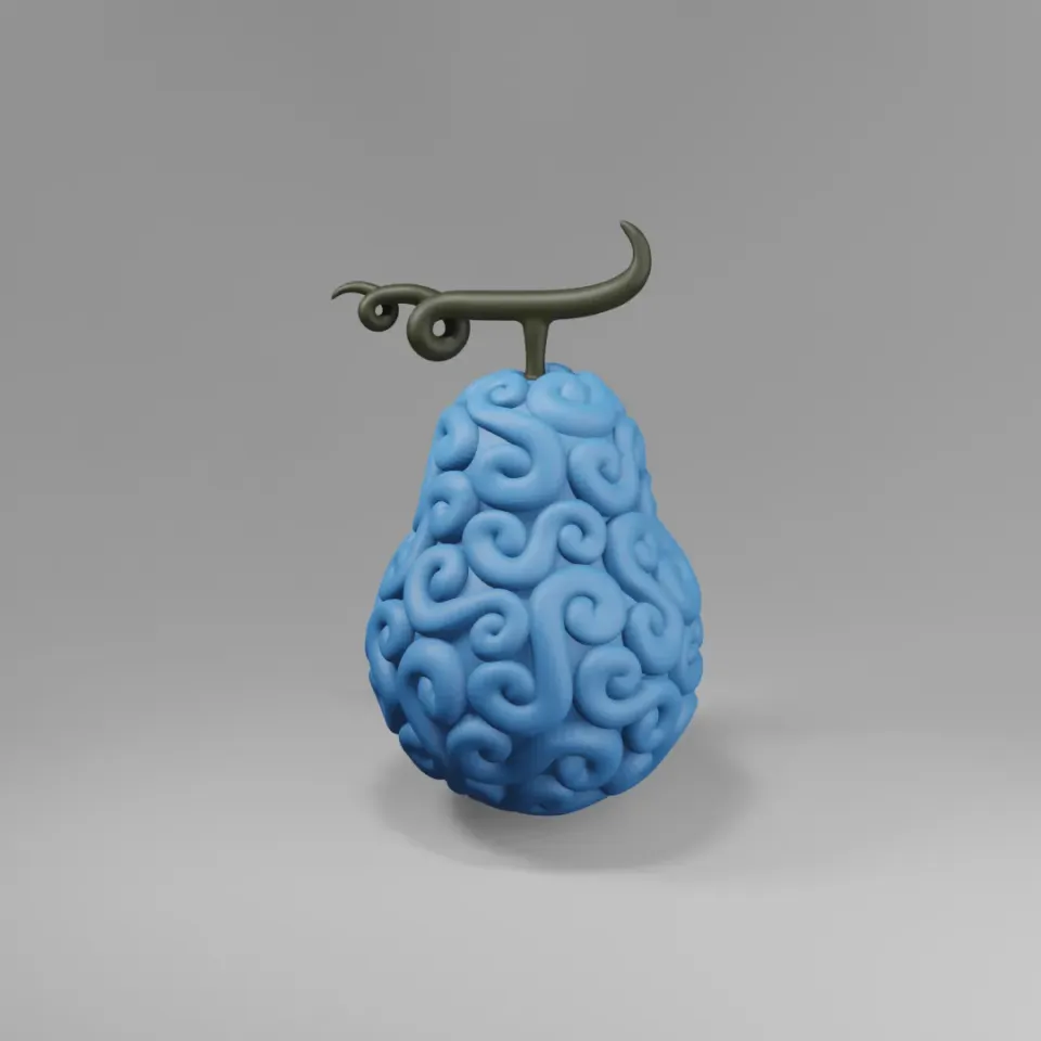 Jiki Jiki no Mi One Piece Devil Fruit 3D model 3D printable