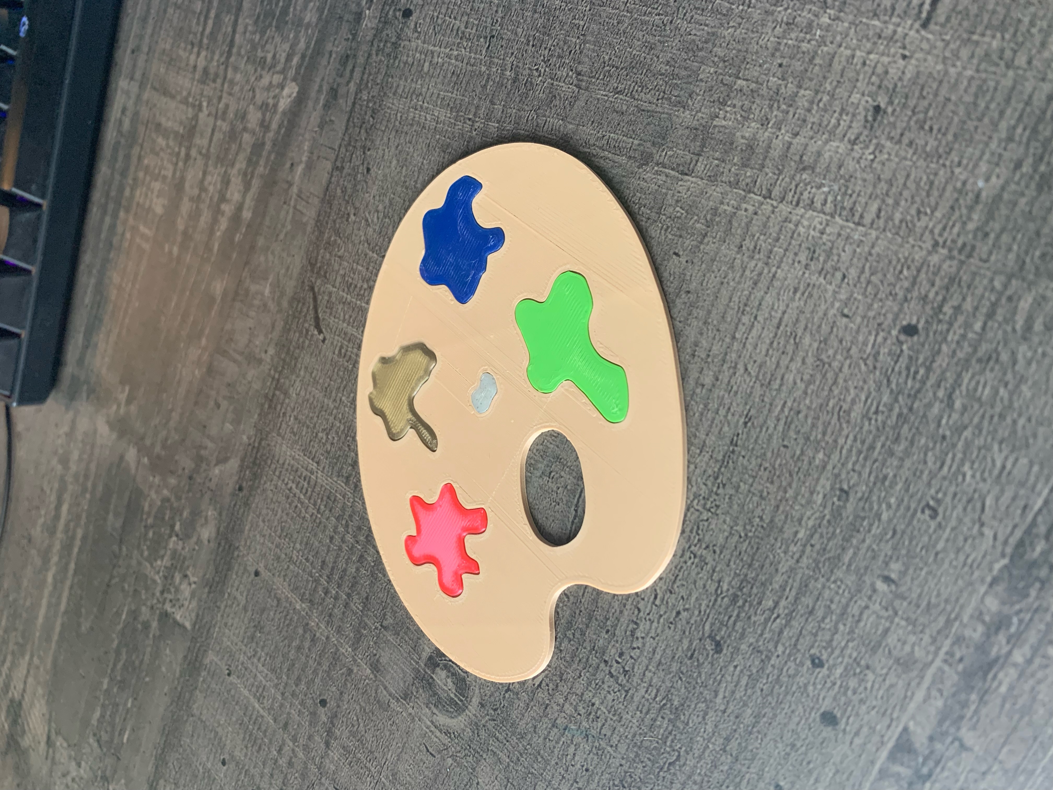 Paintpalette coaster