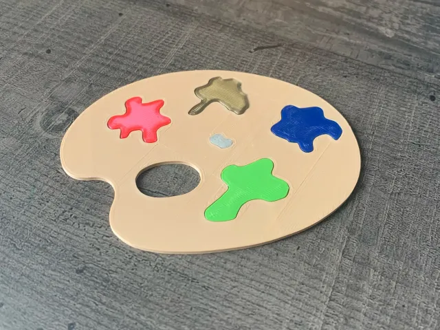 Paintpalette coaster