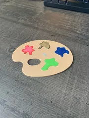 Paintpalette coaster