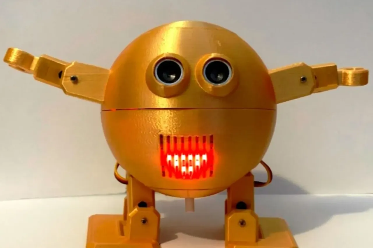 DingbOtto sphere humanoid robot by Otto DIY