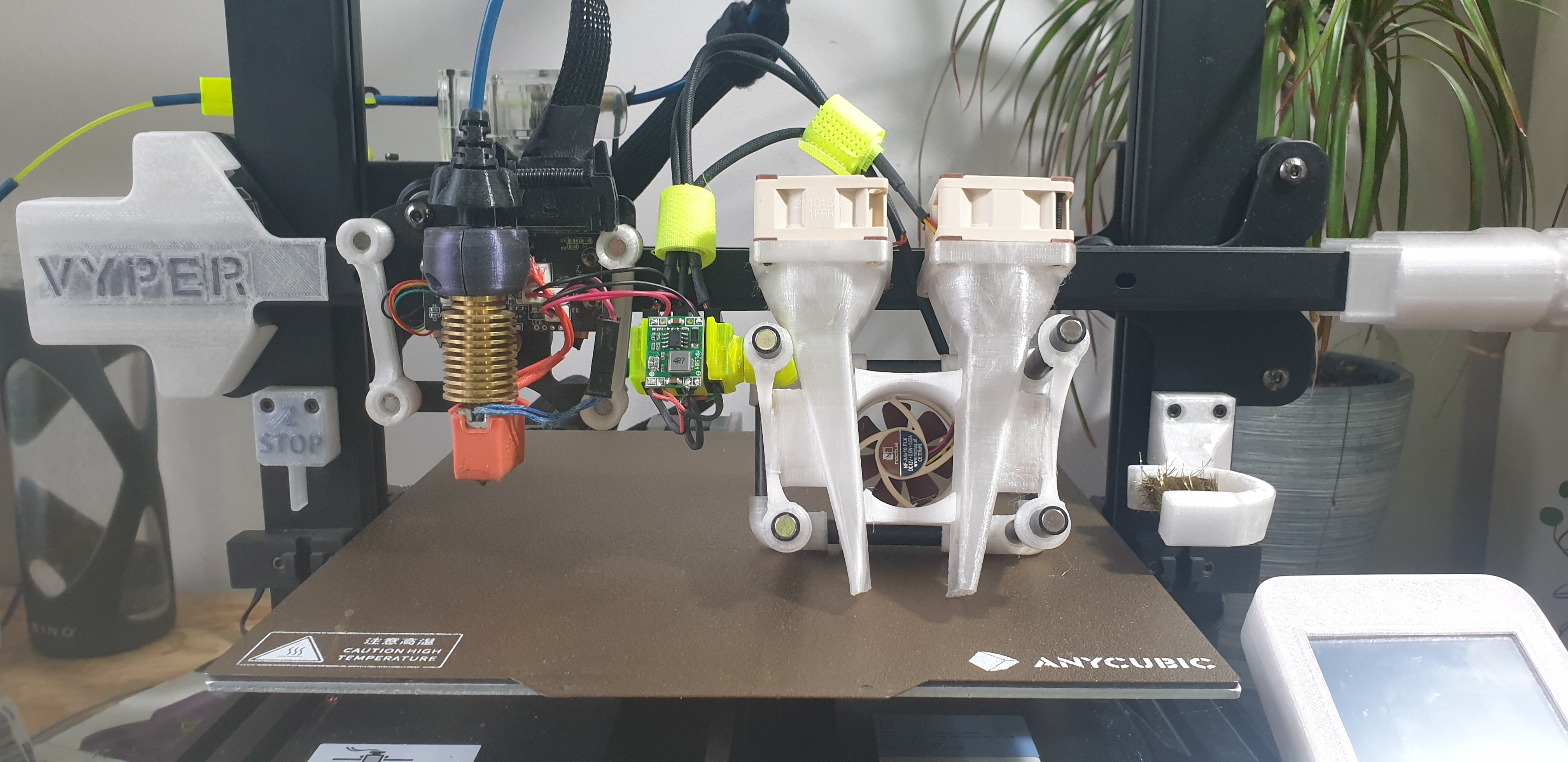 Anycubic Vyper & Kobra plus/max E3D V6 Volcano mount for strain guage