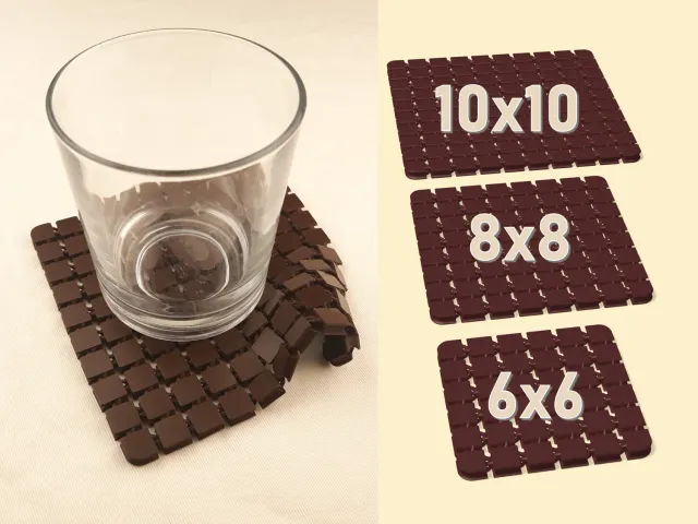 Fabric coasters