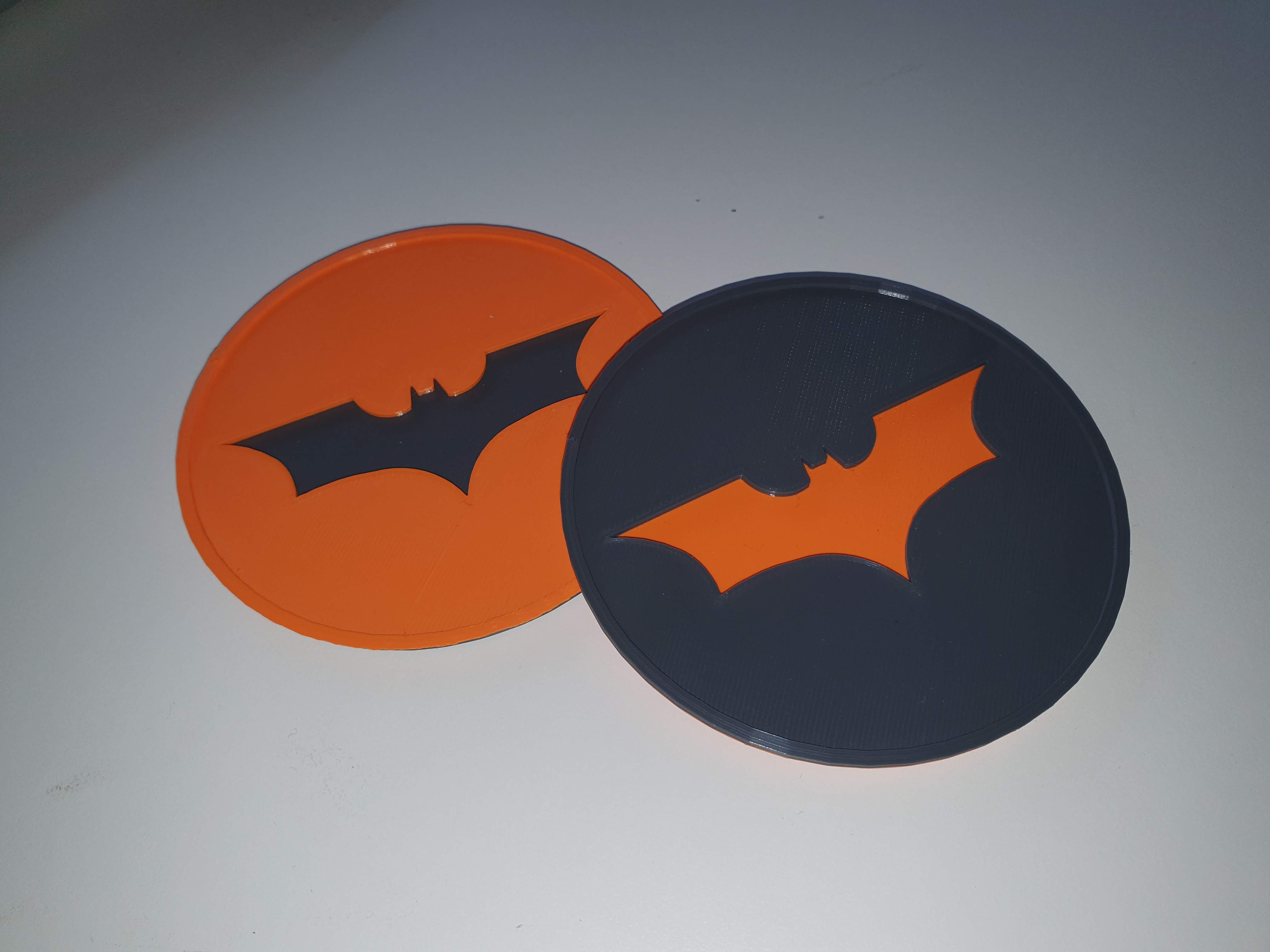 Batarang as a coaster 3D model thumbnail