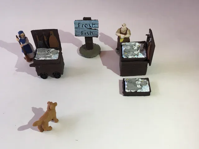 Miniature 28mm Fish Market