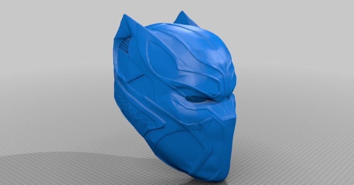 Black Panther Helmet/ Cowl by Jace1969 | Download free STL model ...