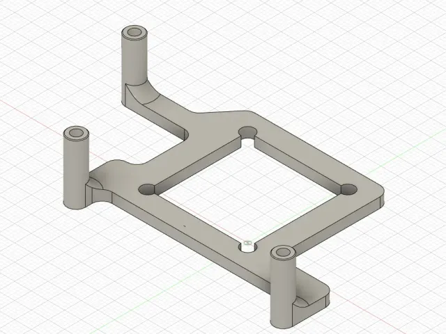 BTT mini e3 v2 3007 fan mount
