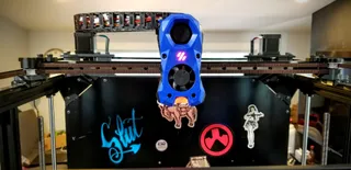 Single 10x20 Cable Chain Mount - Stealth Burner