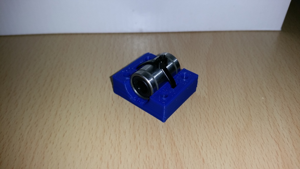 LM8UU Bearing Mount Block for Sunhokey Prusa i3 2015 by Maxstupo