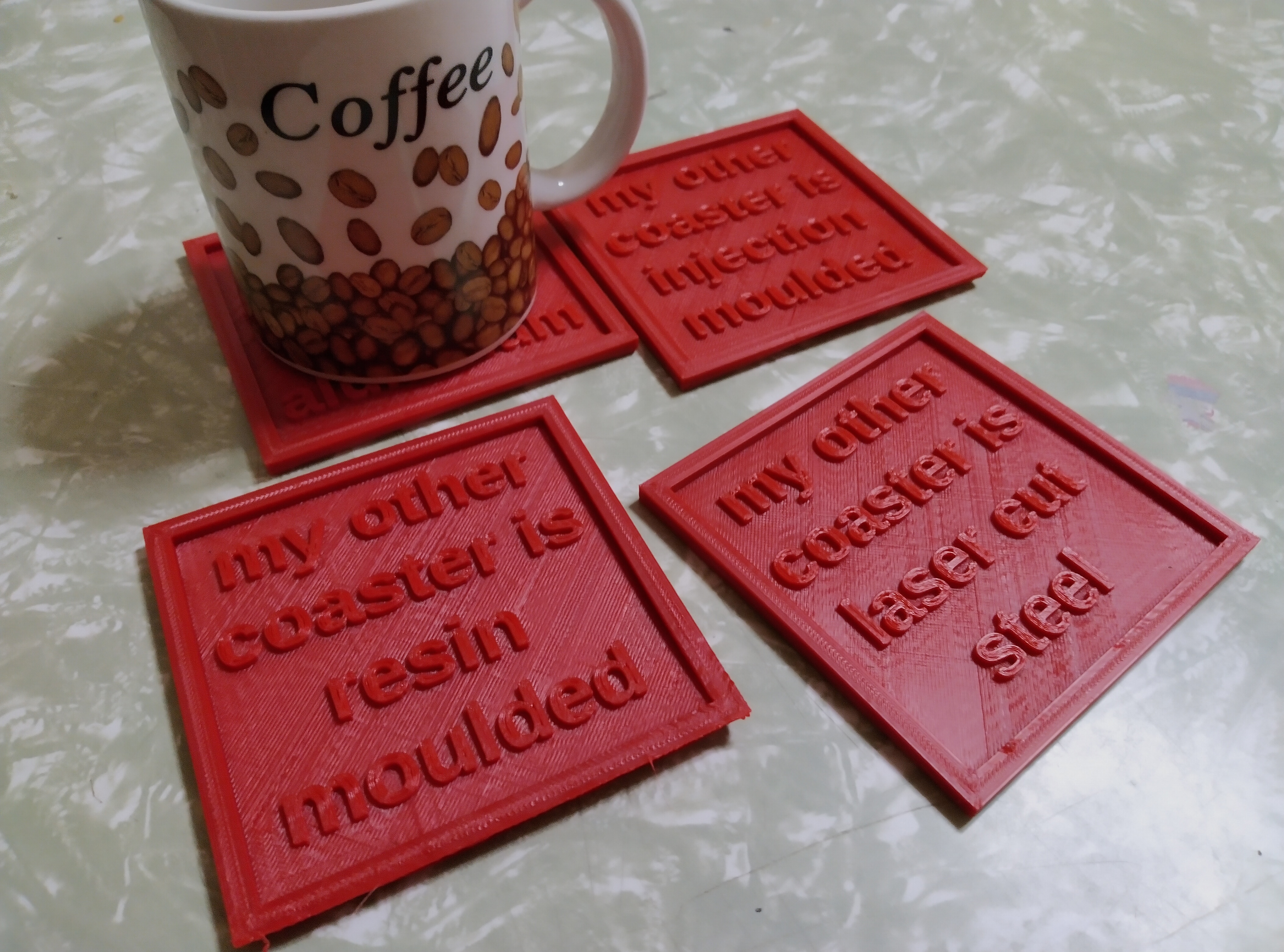 Novelty "My Other Coaster is..." Coasters