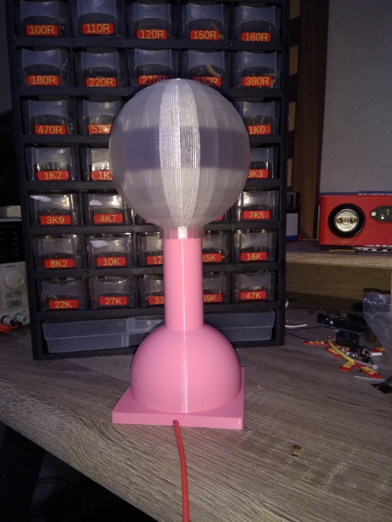 Miniatura 3 do modelo 3D Spherical IoT-lamp 2