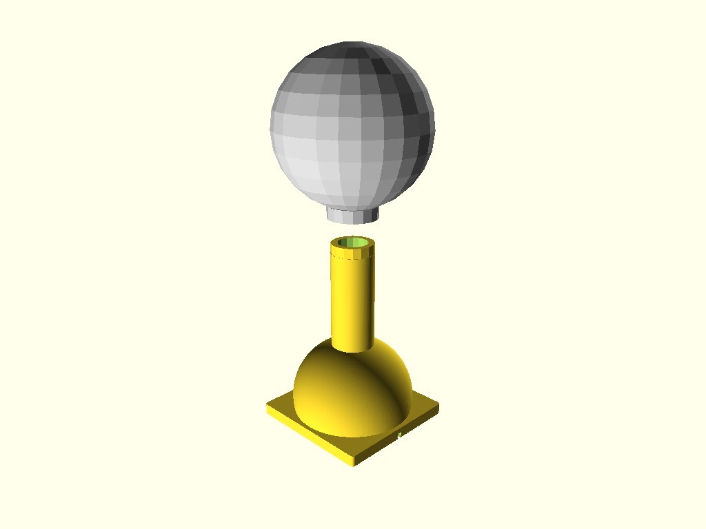 Miniatura 5 do modelo 3D Spherical IoT-lamp 2