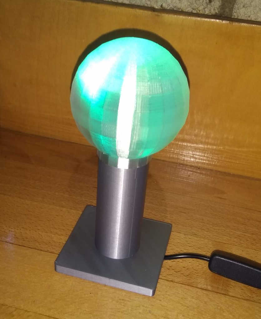 Miniatura 3 do modelo 3D Spherical IoT-lamp